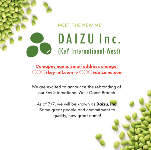 Daizu company name change announcement
